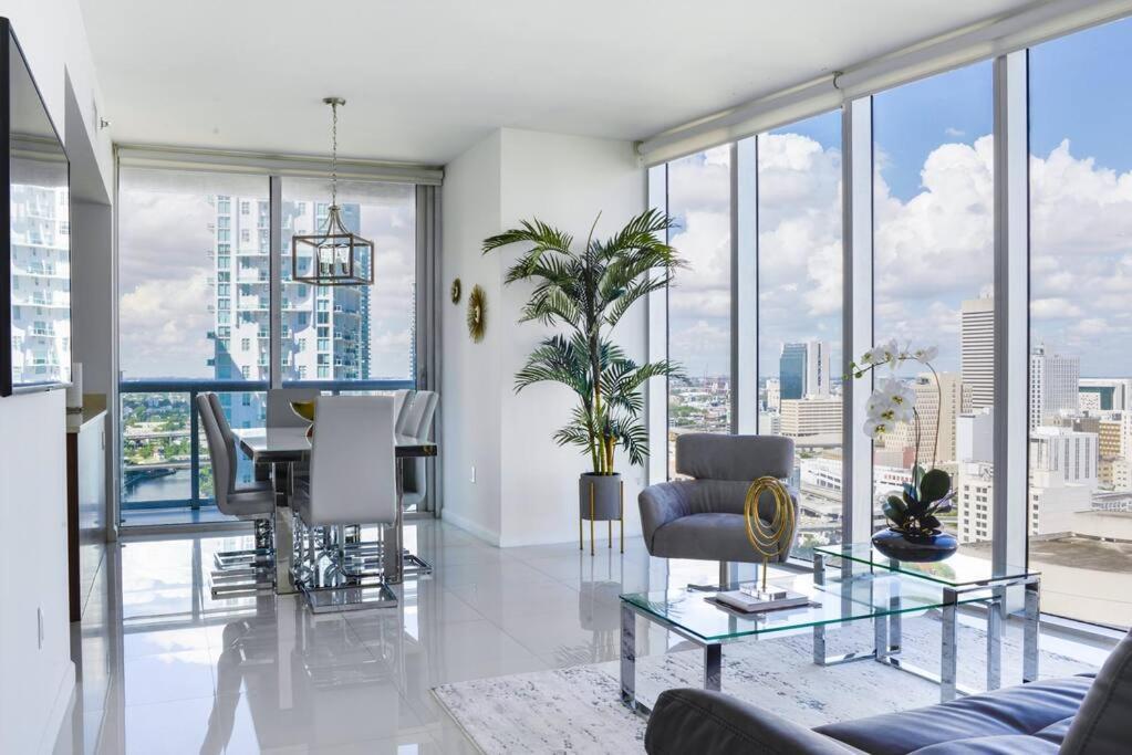 מיאמי Wonderful 2 Bedroom Apt With Ocean Views At Icon Brickell מראה חיצוני תמונה