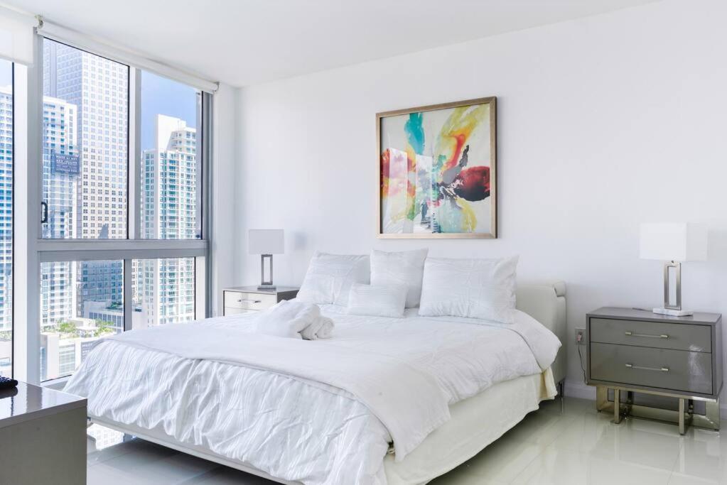 מיאמי Wonderful 2 Bedroom Apt With Ocean Views At Icon Brickell מראה חיצוני תמונה