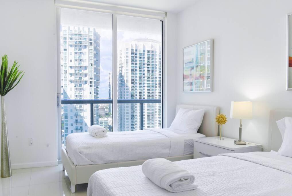מיאמי Wonderful 2 Bedroom Apt With Ocean Views At Icon Brickell מראה חיצוני תמונה
