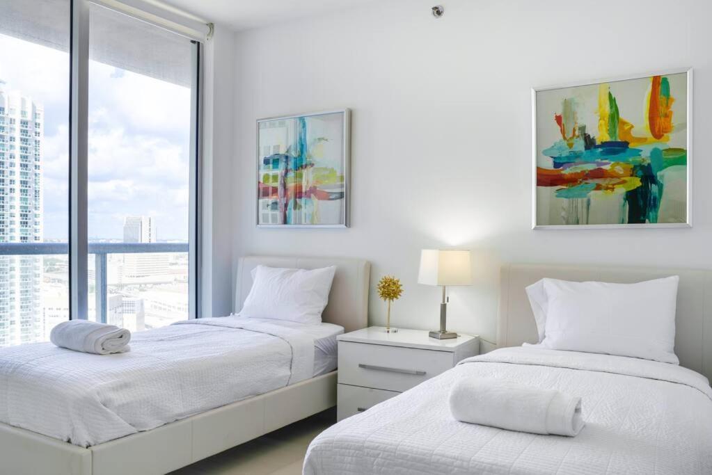 מיאמי Wonderful 2 Bedroom Apt With Ocean Views At Icon Brickell מראה חיצוני תמונה