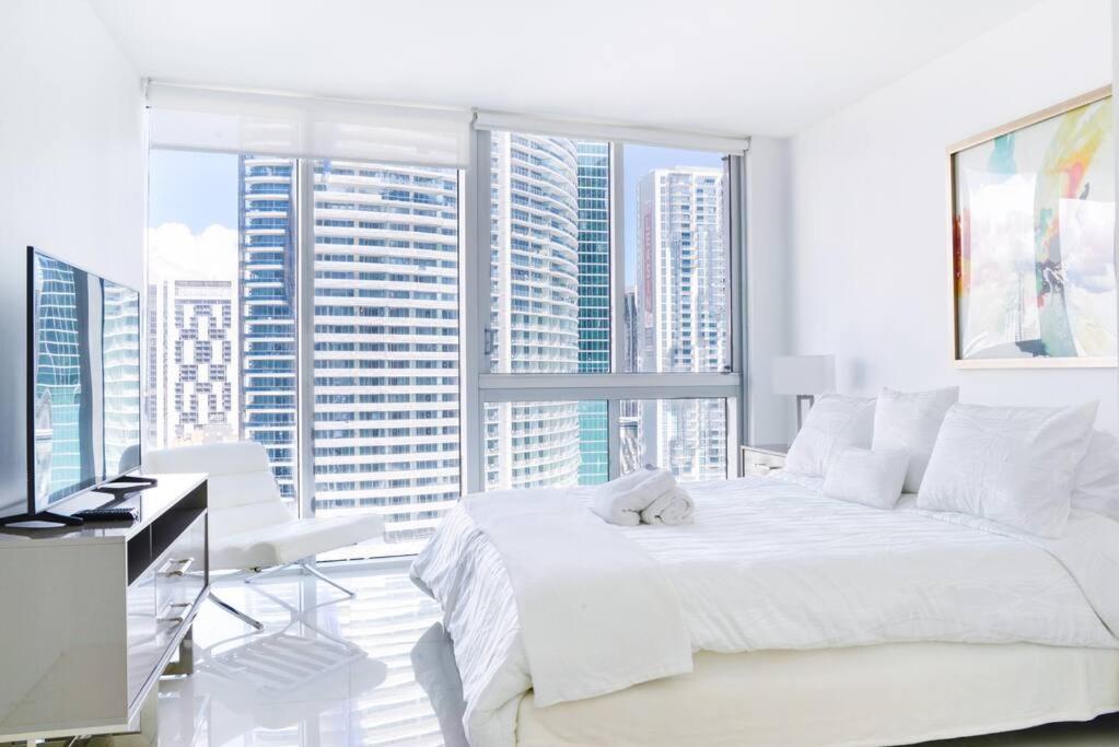 מיאמי Wonderful 2 Bedroom Apt With Ocean Views At Icon Brickell מראה חיצוני תמונה